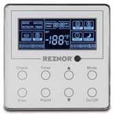 V5 Mini Heat Pumps Wired Controller Allows for Higher Efficiency and Energy Savings setting temperature upper limit in one of three available heat modes, the system is able to operate in a narrower