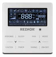 VRF Controls There are two kinds of controllers: wired controller and remote controller. The system provides various controls for users, such as cooling, heating, dehumidifying and fan etc.