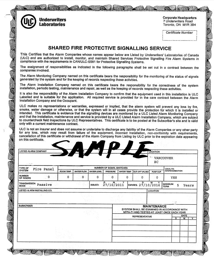 BULLETIN 2000-019-BU/EL (Attachment 2) Revised August 11, 2015 TRANSMITTING UNIT FROM PROTECTED PREMISES TO FIRE