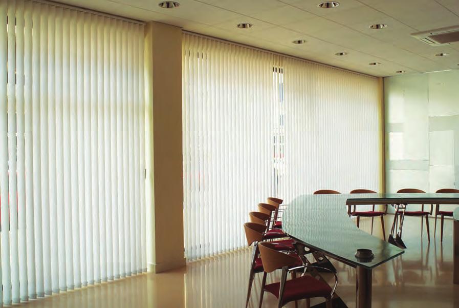 Vertical Blinds Vertical Blind window treatments provide a practical and attractive solution for controlling light and providing insulation in any room.