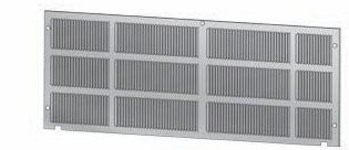 Custom colors available (Ask for our color chart sheet) Stamped Grille, Part Number 6070264 See pages 21-24 for exterior grille