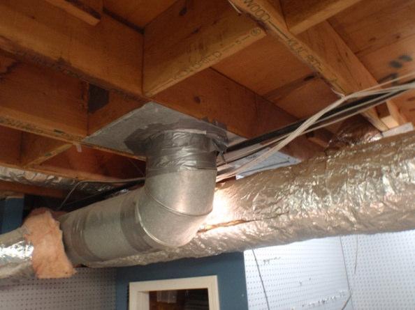 Your attic HVAC system has an overflow switch in the bottom drain pan that did not work when we tested it.