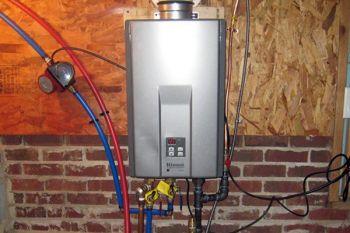 70 $350 $450 Gas Tankless Water Heater EF 0.