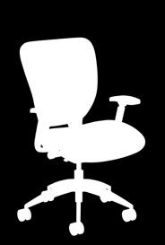 Ergonomic chair with many adjustable features.