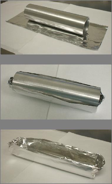 PDS 2010 Parylene Coater SOP Page 4 of 11 6.4 Make Dimer Boat 6.4.1 Cut a rectangular piece of aluminum foil 11 by 5. 6.4.2 Place the foil piece on a flat surface with the shiny side up. 6.4.3 Get the boat form from its storage location.