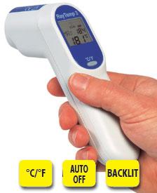 The TN2 this range (-50 to 0 C) ambient temperature of little ambient effect. The IR- infrared thermometer accuracy is ±4 C.