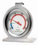 The oven thermometer can be free-standing or hung from a shelf can be free standing or hung from a shelf can be free standing or hung from a shelf Order Code No. Rate/Pc.