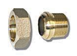 1/4" 1 2 - Brass - Imported RADIATOR UNION NUT AND