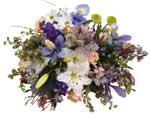 0 Seasonal Bouquet A hand tied bouquet of seasonal flowers like Lilliums, Roses, Carnations, Oncidium Orchids and Baby s Breath