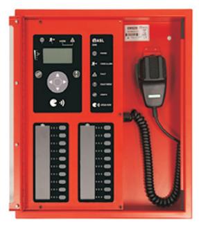 EMS50 Emergency Microphone /ŶƚĞƌĐŽŶŶĞĐƟŽŶK ƉƟŽŶƐ dśğd ^ŵŝđƌžɖśžŷğƌăŷőğśăɛŵƶůɵɖůğ PA/VA system interfaces, with the physical interfaces formed of terminals located in the inner rear face of the back