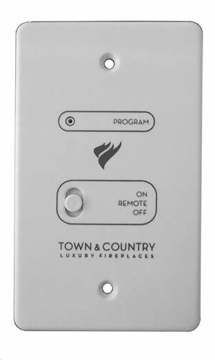 Linking Remote Handset and apple Device to Fireplace Town & Country Fireplaces can be operated remotely by using the remote handset that came with the fireplace, and by using a BlueTooth enabled