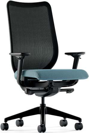 work/task nucleus $430 $586 SEATING Unique materials for a uniquely comfortable chair The multi-directional stretch of ilira -stretch M4 mesh, which flexes four ways, puts instant lumbar support