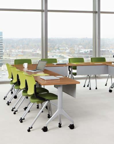 Fixed, folding, nesting or height-adjustable tables turn any group environment into a dynamic, collaborative space.