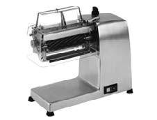Ideal for hotels, restaurants, large kitchens, delicatessens, caterers and small butchers shops Drum removable for manual discharge and easy cleaning Removable