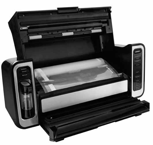Features of Your FoodSaver Appliance FEATURES J. Retractable Handheld Sealer Can be used with all FoodSaver Brand Accessories including FreshSaver Zipper Bags. H. Vacuum Channel /Auto Bag Sensing Insert bag material here to initiate vacuum sealing process.