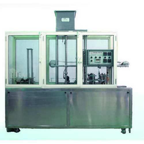 Water Cup Filling and Foil Sealing Machine Cup Filling and Foil Sealing Machine offered provides for multifunctional high-speed working support.