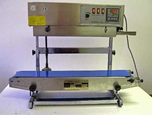 Band Sealers /Continuous Sealers These machines seal various sizes of pre-filled