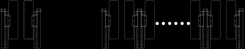 2.1-1 Single mechanism swing gate turnstile 2.