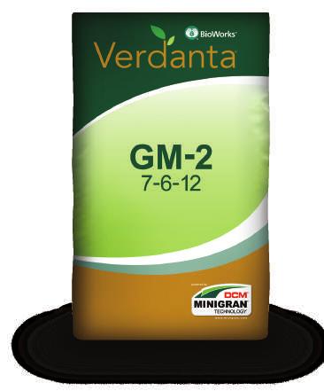 Excellent general purpose mixture Verdanta GM-2 Homogeneous - Granular - Compound Organic-based Fertilizer GM-2 is a general purpose mixture (7-6-12 + 2.