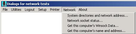 6 The Network Menu The Network Menu allows an installer to setup and monitor the computer network connections.