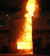 showed a rapid growth of the vertical fire spread in the beginning