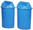 Recycling Containers Glutton Recycling Stations All-plastic construction resistant to corrosion and withstands impacts JB612 Glutton STATIONS Two Glutton containers, four Slim Jim containers, one