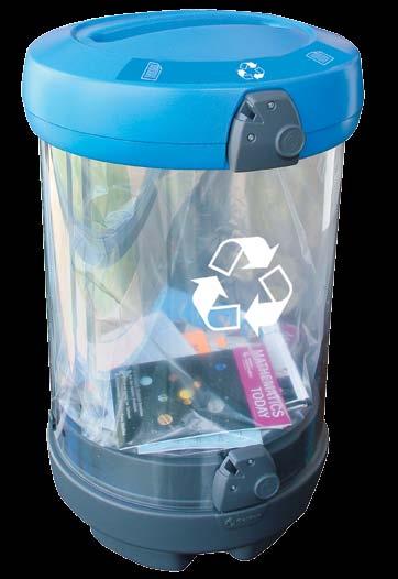 C Tru A large 180ltr capacity container with a clear body to enable viewing of contents to ensure that there is no contamination of