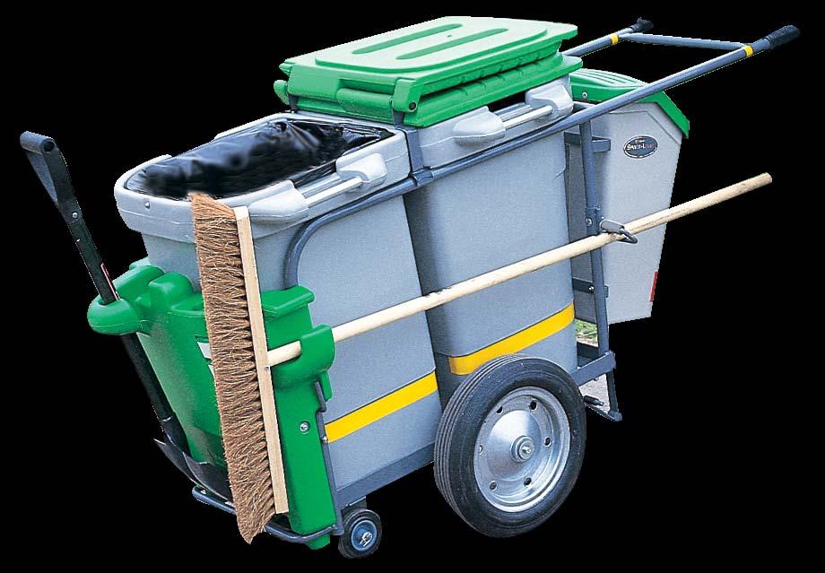 The Double Space Liner model can use its two 100 litre containers for segregation of two different