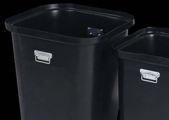 Chute Bin The Chute Bin is designed primarily as a waste receptacle inside the rubbish chute found in high
