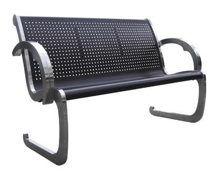 Benches These stylish and comfortable benches made of stainless steel frames are ideal for any