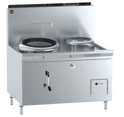 B+S Asian Range Waterless HI-PAC Wok The B+S Black series Waterless Hi-Pac Wok Cooker features the latest technology in gas combustion and is essential for Asian establishments which must meet the