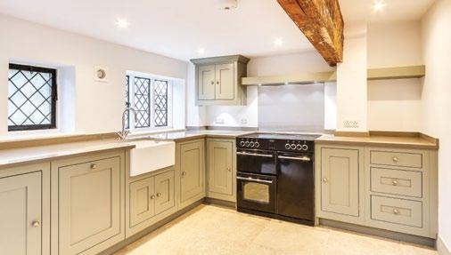 Five charming adjoining period cottages, Listed Grade II, refurbished to a very high specification with river