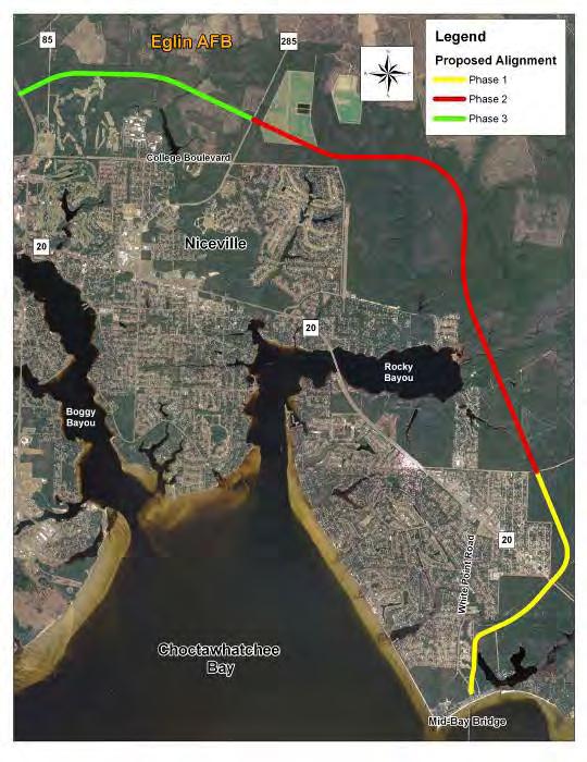 Appendix D Environmental Agency Coordination-Handout (2 Apr 2009) Mid-Bay Bridge Authority Connector Phase II : Range Road to SR 285 Connector Phase III: SR 285 to SR 85, North of Niceville Okaloosa