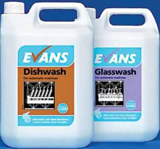 Dishwash and Glasswash Products Cabinet Glasswash 5ltr 100095 For automatic single & multi tank machines High active, low foam detergents Sun Rinse Aid 2ltr 008477 Rinse aid for