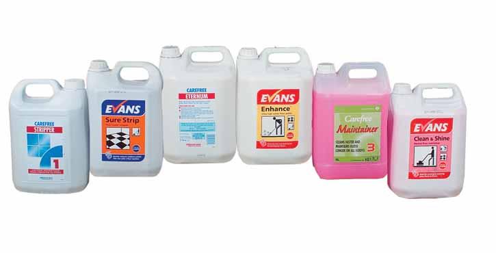 Maintain Clean & Shine Maintainer 5ltr 100104 Cleans & produces a slip retardant finish Contains a pleasant fragrance High gloss finish Carefree Maintainer 5ltr 008465 Cleans & maintains gloss longer