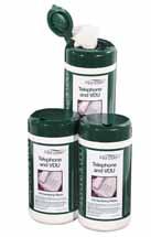 108099 100 per tube Pocket size tub Effective against a wide range of bacteria and fungi Food safe Suitable for sanitising probes and other