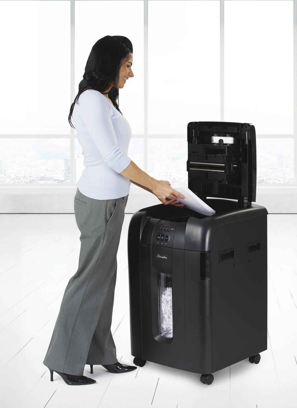 IT S AUTOMATIC Take back your time with a hassle-free shredder.