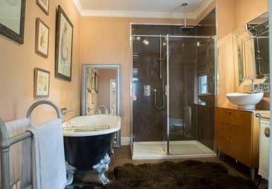 pedestal wash hand basin and WC with high level cistern. Heated towel rail. Ornate coving. Period style double glazed sash window. Bedroom 2 Approx 13'0 x 12'0 (Approx 3.96m x 3.