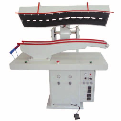 Armhole and Side Seam Pressing ASP Armhole Seam Press Fusing reinforcement tape within the armhole seam A uniquely designed buck shape adapts to various armhole styles for