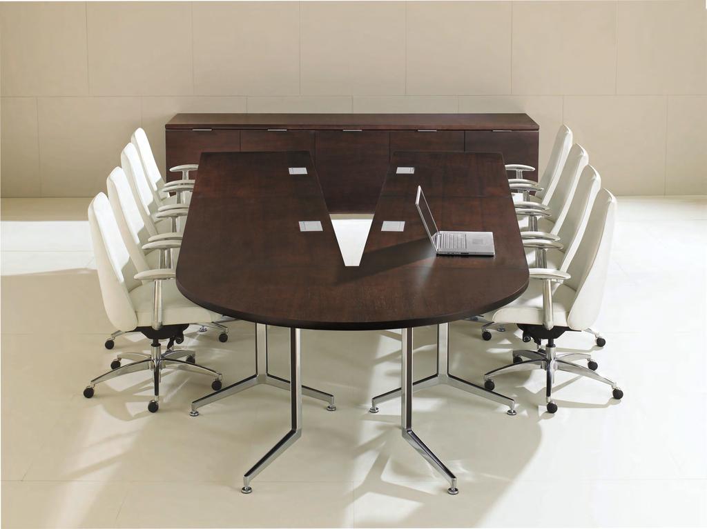 the costa series To address the needs of the constantly changing multi-purpose conference area, Mario Ruiz has created the Costa Series that provides reconfigurable modularity and flexibility of use.