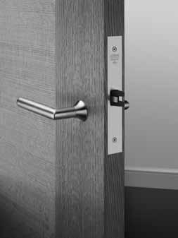 Inspire Roseless Overview Trim ML2000 Series, ML20900 ECL and ML20600 ML2000 Series NAC Inspire Roseless Trim Inspire roseless trim blends the lever and the door creating an artful apprach to every