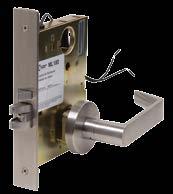 ELECTRIFIED MORTISE LOCKSETS Page 10 Electrified Functions Instock Trim Instock Finishes Keyway Optional Switches = Not Applicable = Available Storeroom Classroom Institution Entrance w/deadbolt