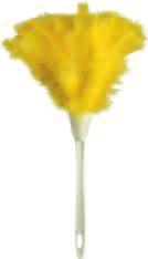 Duster Genuine ostrich feathers pick up and hold dust Cleans delicate surfaces yet reaches deep crevices