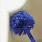 Contoured shape and soft microfiber bristles easily remove dust and cobwebs from corners Machine washable removable sleeve This duster click-locks onto Ettore's