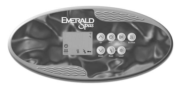 24 Emerald Spa Owner's Manual Spa Side Control MC-2 & MC-4 for ELITE, SE deluxe or Cygnus Spas Start-up for MC-2 & MC-4 Controls Your spa control has been specifically designed so that by simply