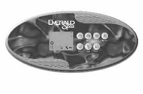 26 Emerald Spa Owner's Manual Temperature unit Spa Side Control MC-2 & MC-4 for ELITE, SE deluxe or Cygnus Spas Programming 7 Step Programming Sequence Setting the time - Step 1: 10:25 am 11:43 pm