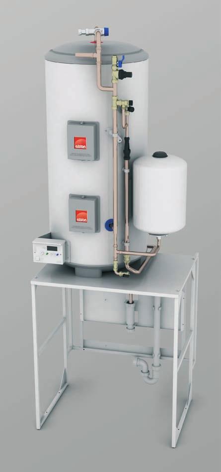 Basic packages comprise of: Directly heated thermal stores or unvented cylinders Support frame providing space and services for a washing machine or slatted shelves Pre-plumbed cold water