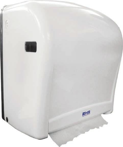 MINI TOWEL Manual Paper Dispenser The NEW MiniTowel Paper Dispenser is 30% smaller and can hold up to 100% more paper