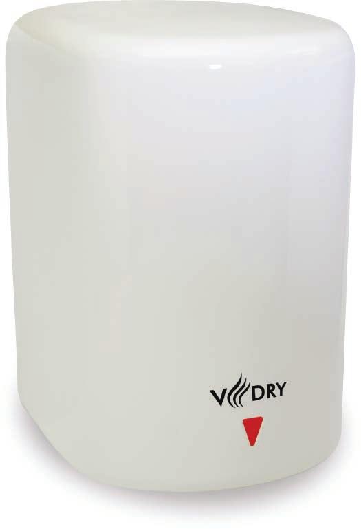 V - DRY Hot Air Dryer The V Dry hot air dryer is the new generation in commercial washroom drying systems.