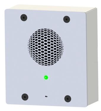 SIP Alerter Description The SIP Alerter is a small, surface mounted classroom IP speaker, powered via Power-over- Ethernet (PoE).